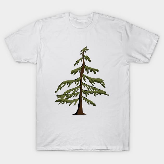 western hemlock tree T-Shirt by Pico Originals